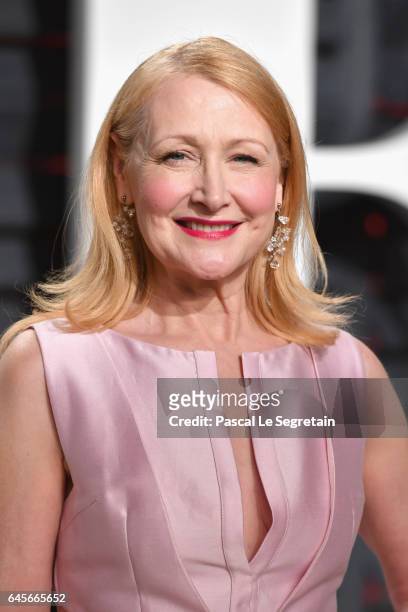 Actor Patricia Clarkson attends the 2017 Vanity Fair Oscar Party hosted by Graydon Carter at Wallis Annenberg Center for the Performing Arts on...