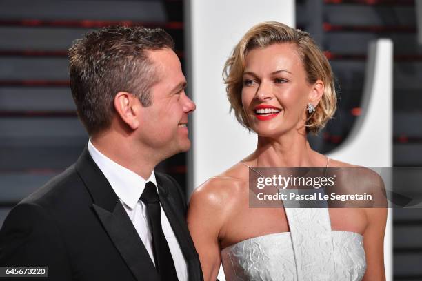 21st Century Fox CEO and the Executive Chairman Lachlan Murdoch and model/actress Sarah Murdoch attends the 2017 Vanity Fair Oscar Party hosted by...