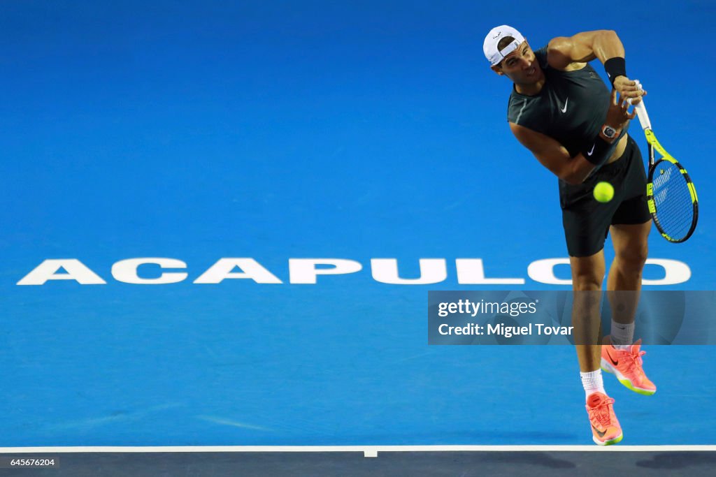 Rafael Nadal Training Session - Telcel ATP Mexican Open 2017