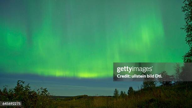 Russland, Republik Komi, Umgebung der Stadt Uchta, Sternhimmel, Nordlicht, Polarlicht, Aurora Borealis, 2012