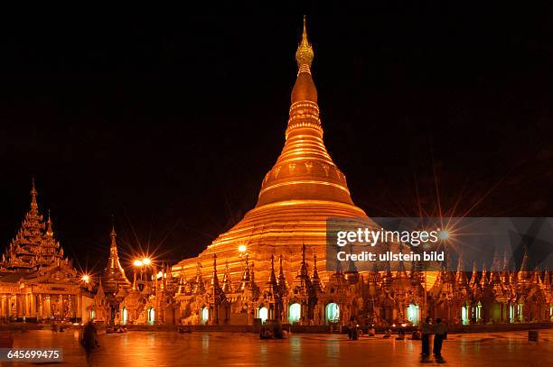 Shwedagon Pagode in Rangun, Rangoon