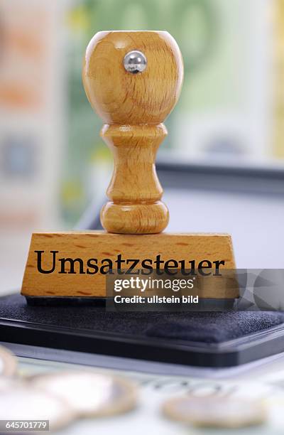 Stempel mit der Aufschrift Umsatzsteuer