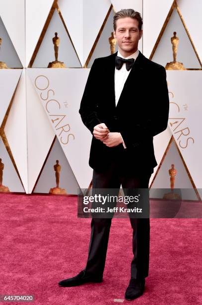 Actor Luke Bracey attends the 89th Annual Academy Awards at Hollywood & Highland Center on February 26, 2017 in Hollywood, California.