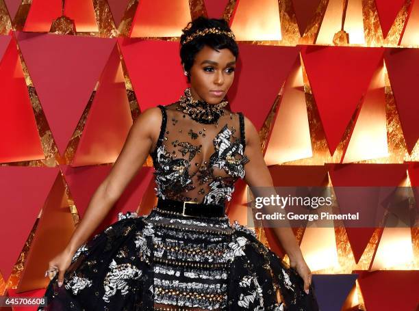 Actor Janelle Monae attends the 89th Annual Academy Awards at Hollywood & Highland Center on February 26, 2017 in Hollywood, California.