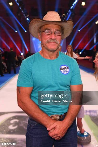 Konny Reimann attends the TV Show 'Der Grosse RTL2 Promi Curling Abend' on February 26, 2017 in Moenchengladbach, Germany.