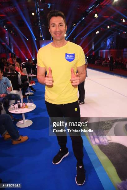 Lucas Cordalis attends the TV Show 'Der Grosse RTL2 Promi Curling Abend' on February 26, 2017 in Moenchengladbach, Germany.