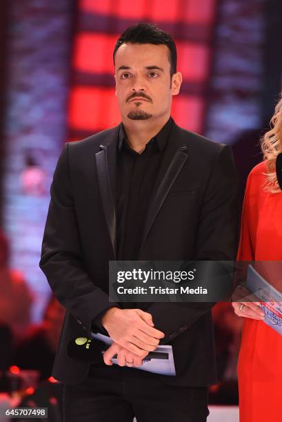 Giovanni Zarrella attends the TV Show 'Der Grosse RTL2 Promi Curling Abend' on February 26, 2017 in Moenchengladbach, Germany.