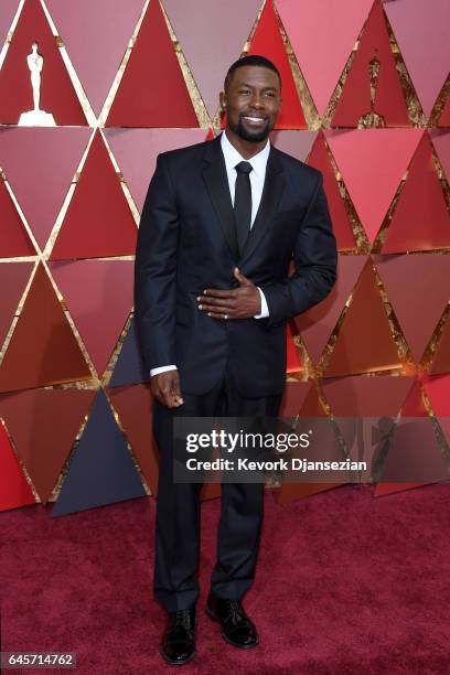 Actor Trevante Rhodes attends the 89th Annual Academy Awards at Hollywood & Highland Center on February 26, 2017 in Hollywood, California.