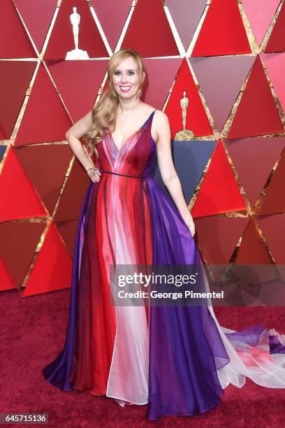 Screenwriter Allison Schroeder attends the 89th Annual Academy Awards at Hollywood & Highland Center on February 26, 2017 in Hollywood, California.