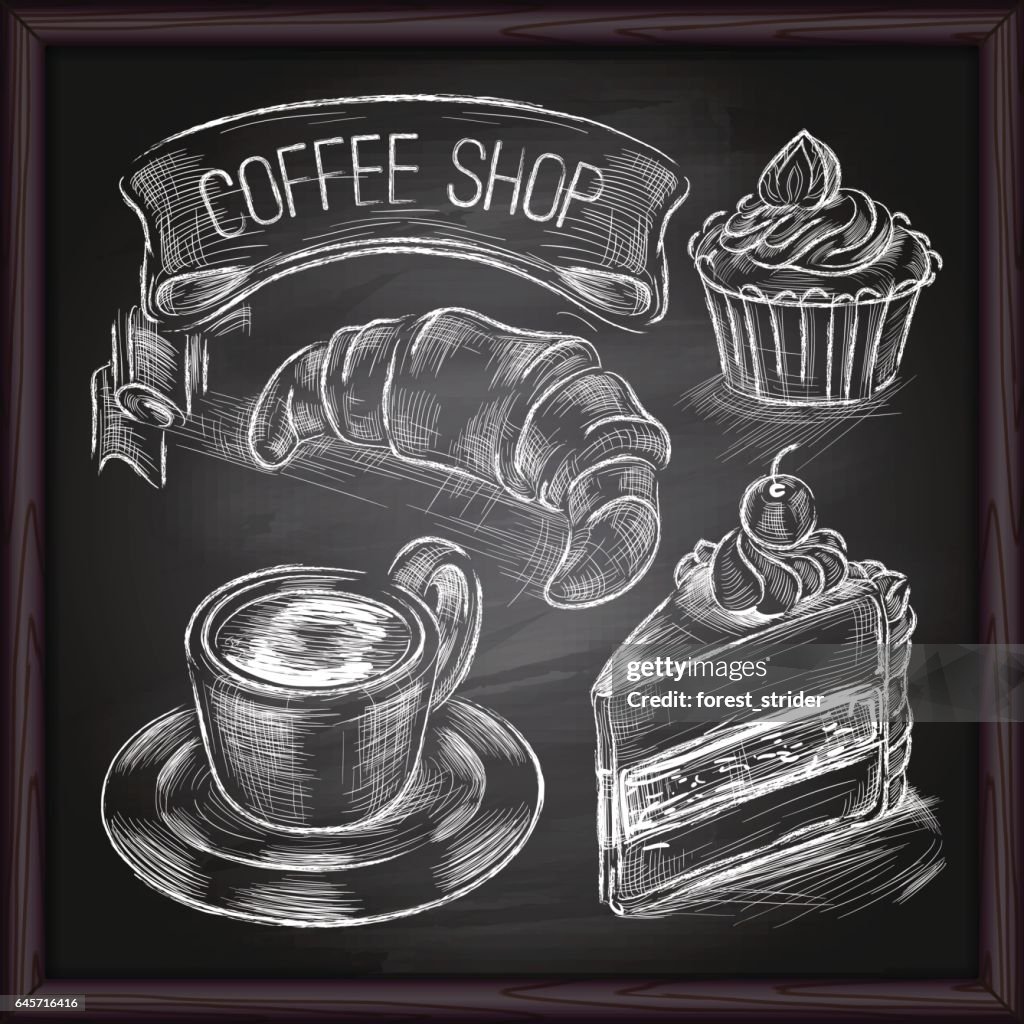 Java Sign Coffee Chalk Coffee Shop Chalkboard Art