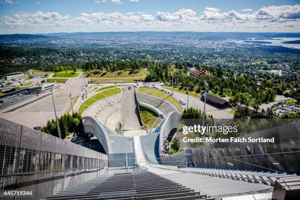 holmenkollen - holmenkollen stock pictures, royalty-free photos & images