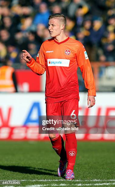 Alexander Ring, Einzelbild, Freisteller, Aktion, Gestik, FC Kaiserslautern FCK, zweite Bundesliga DFL, Sport, Fußball Fussball, Eintracht-Stadion...