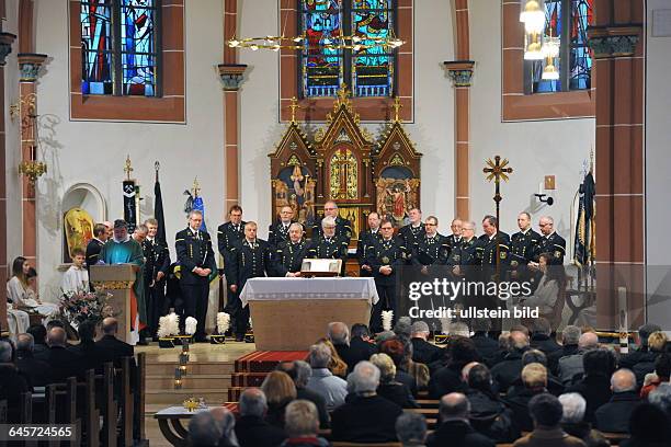 Gedenkgottesdienst zum Grubenunglück Luisenthal in der Pfarrkirche St. Josef in Riegelsberg.