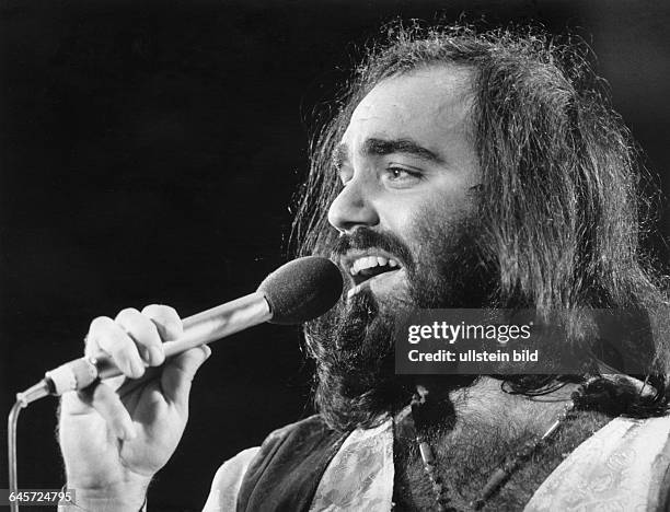 Demis Roussos - Singer, Greeceappearing in German television show 'Pop 73'