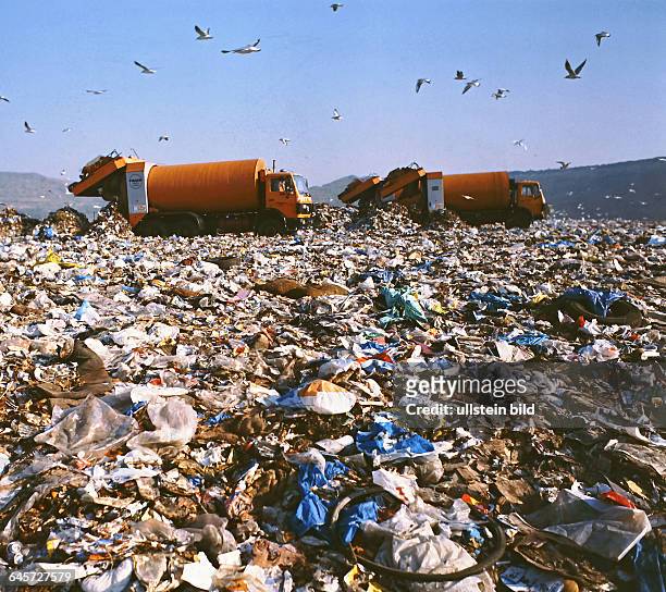 Mülldeponie Hannover - hier gesehen 1984 - eingescannt