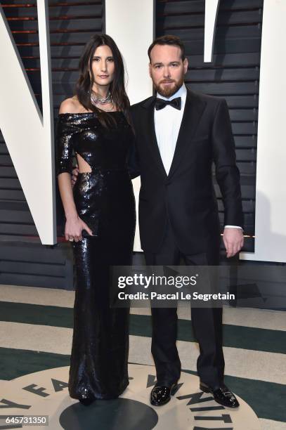 Alexandra Pakzad and producer Dana Brunetti attend the 2017 Vanity Fair Oscar Party hosted by Graydon Carter at Wallis Annenberg Center for the...