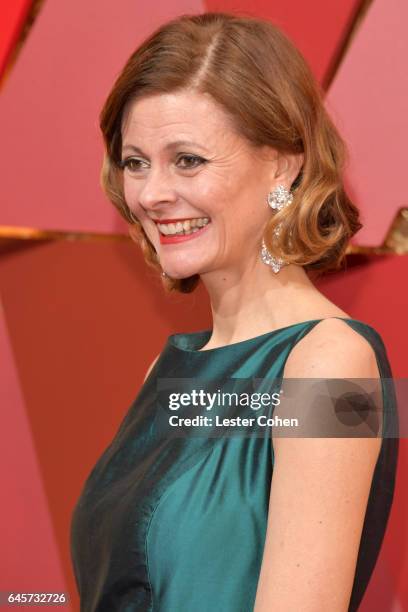 Make-up artist Eva von Bahr attends the 89th Annual Academy Awards at Hollywood & Highland Center on February 26, 2017 in Hollywood, California.