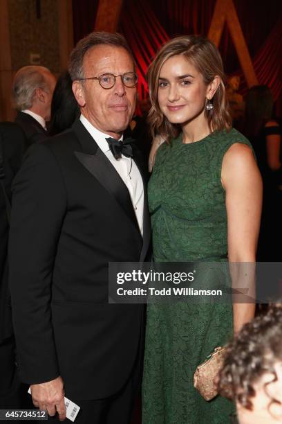 Producer Mark Johnson and Gina Welch attend the 89th Annual Academy Awards at Hollywood & Highland Center on February 26, 2017 in Hollywood,...