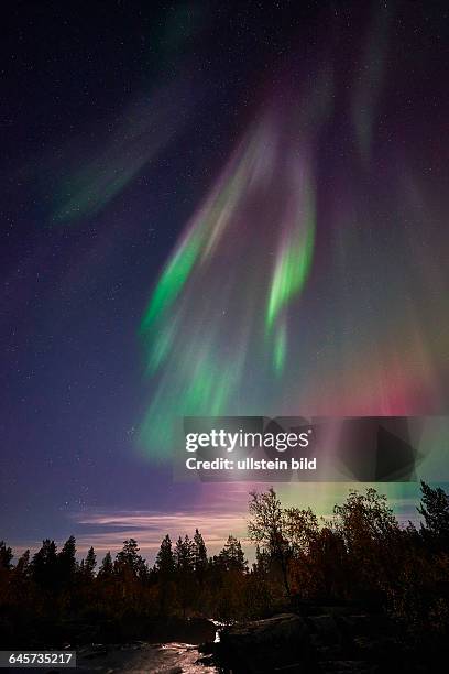 Nordlicht, Schwedisch-Lappland, Skandinavien