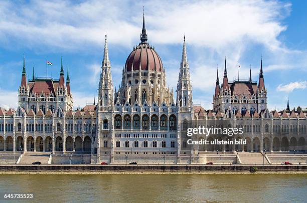 Budapest, Blick auf das Parlamentsgebäude, Ungarn