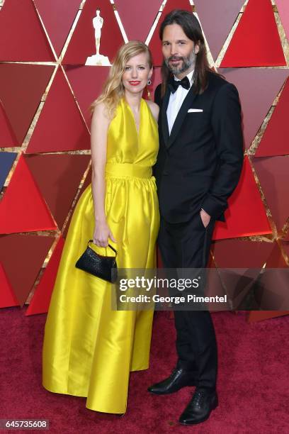 Cinematographer Linus Sandgren and guest attend the 89th Annual Academy Awards at Hollywood & Highland Center on February 26, 2017 in Hollywood,...