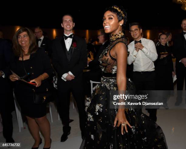 Actress Janelle Monae attends the 89th Annual Academy Awards Governors Ball at Hollywood & Highland Center on February 26, 2017 in Hollywood,...