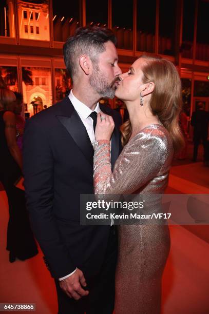 Actors Darren Le Gallo and Amy Adams attend the 2017 Vanity Fair Oscar Party hosted by Graydon Carter at Wallis Annenberg Center for the Performing...