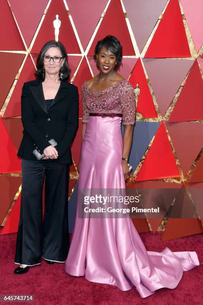 Film producer Donna Gigliotti and writer Margot Lee Shetterly attends the 89th Annual Academy Awards at Hollywood & Highland Center on February 26,...