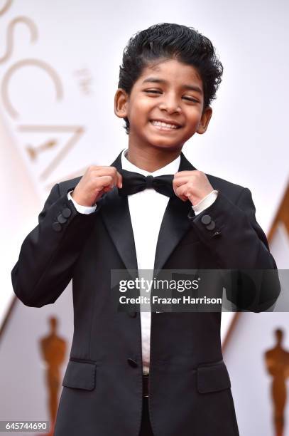 Actor Sunny Pawar attends the 89th Annual Academy Awards at Hollywood & Highland Center on February 26, 2017 in Hollywood, California.