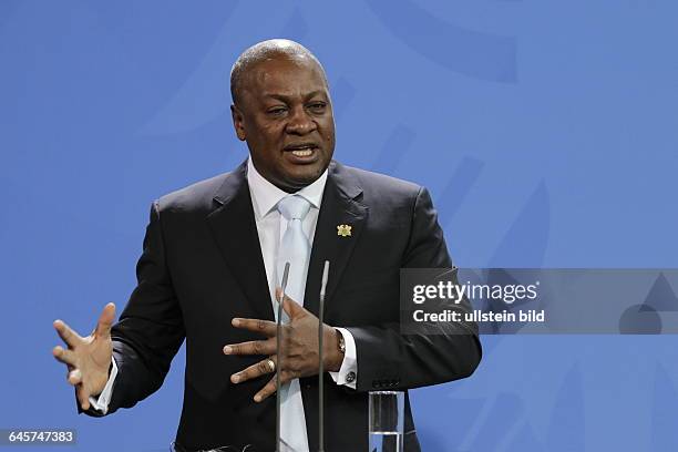 Berlin, Empfang des Staatspräsidenten der Republik Ghana, John Dramani Mahama durch Bundeskanzlerin Angela Merkel, Foto: John Dramani Mahama