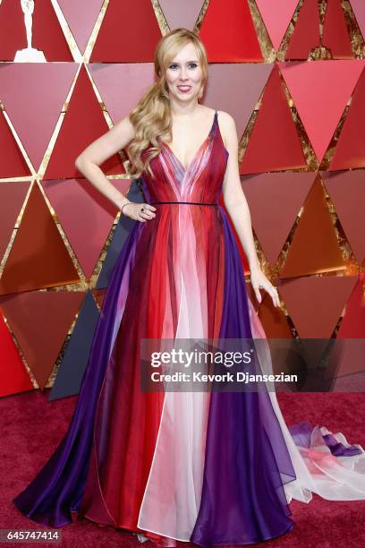 Screenwriter Allison Schroeder attends the 89th Annual Academy Awards at Hollywood & Highland Center on February 26, 2017 in Hollywood, California.