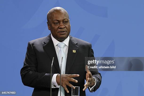 Berlin, Empfang des Staatspräsidenten der Republik Ghana, John Dramani Mahama durch Bundeskanzlerin Angela Merkel, Foto: John Dramani Mahama