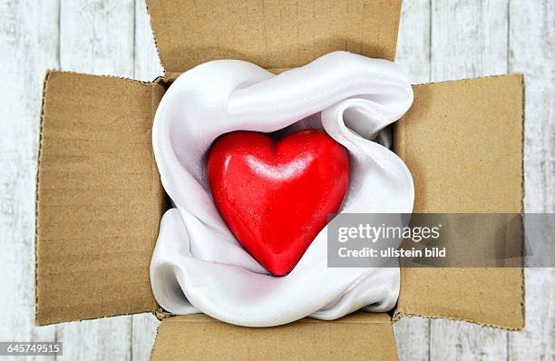 Herz in einem Paket, Valentinstag