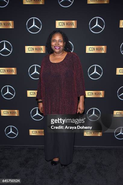 Mama Doris Bowman attends the Mercedes-Benz x ICON MANN 2017 Academy Awards Viewing Party at Four Seasons Hotel Los Angeles at Beverly Hills on...