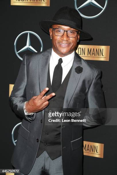 Actor Tommy Davidson arrives at the Mercedes-Benz x ICON MANN 2017 Academy Awards Viewing Party at Four Seasons Hotel Los Angeles at Beverly Hills on...