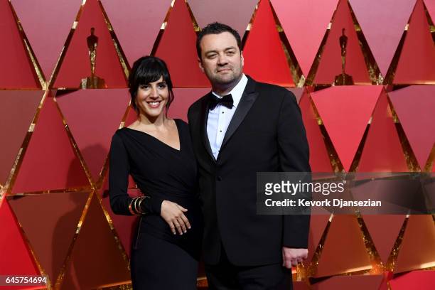 Filmmaker Daphne Matziaraki and Kyriakos Papadopoulos attend the 89th Annual Academy Awards at Hollywood & Highland Center on February 26, 2017 in...