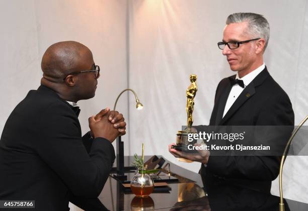 Filmmaker Barry Jenkins, winner of the award for Adapted Screenplay for 'Moonlight,' attend the 89th Annual Academy Awards Governors Ball at...