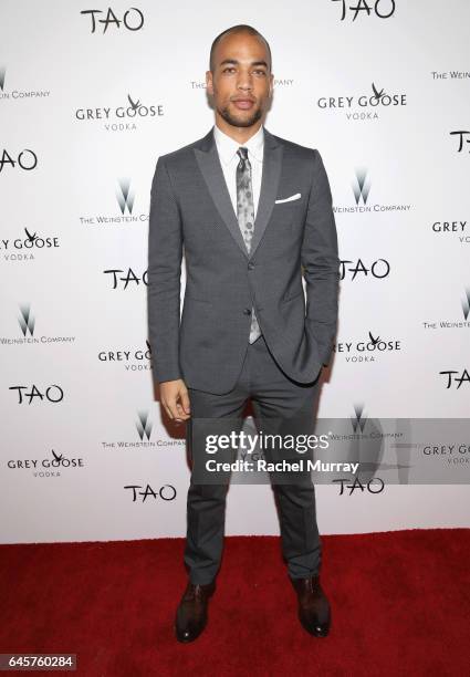 Actor Kendrick Sampson attends The Weinstein Company's Academy Awards viewing and after party in partnership with Grey Goose at TAO Los Angeles on...