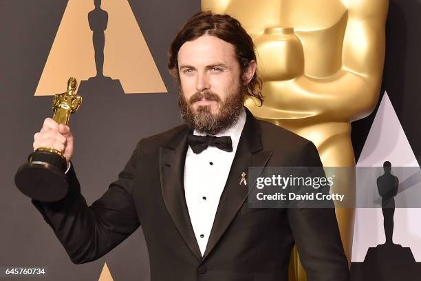 Casey Affleck attends the 89th Annual Academy Awards - Press Room at Hollywood & Highland Center on February 26, 2017 in Hollywood, California.