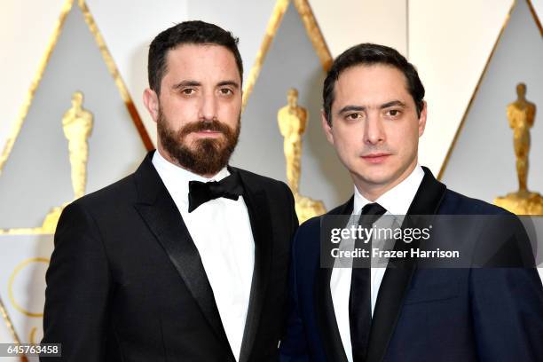 Director Pablo Larrain and producer Juan Larrain attend the 89th Annual Academy Awards at Hollywood & Highland Center on February 26, 2017 in...