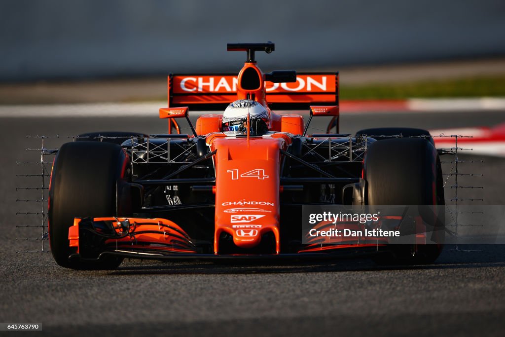 F1 Testing In Barcelona - Day One