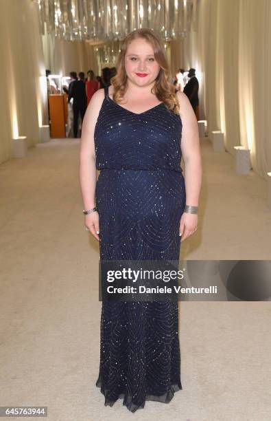 Actor Danielle Macdonald attends Bulgari at the 25th Annual Elton John AIDS Foundation's Academy Awards Viewing Party at on February 26, 2017 in Los...