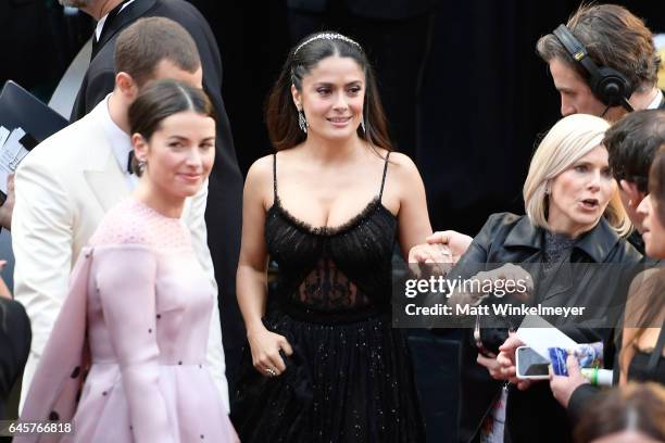 Actress Salma Hayek attends the 89th Annual Academy Awards at Hollywood & Highland Center on February 26, 2017 in Hollywood, California.