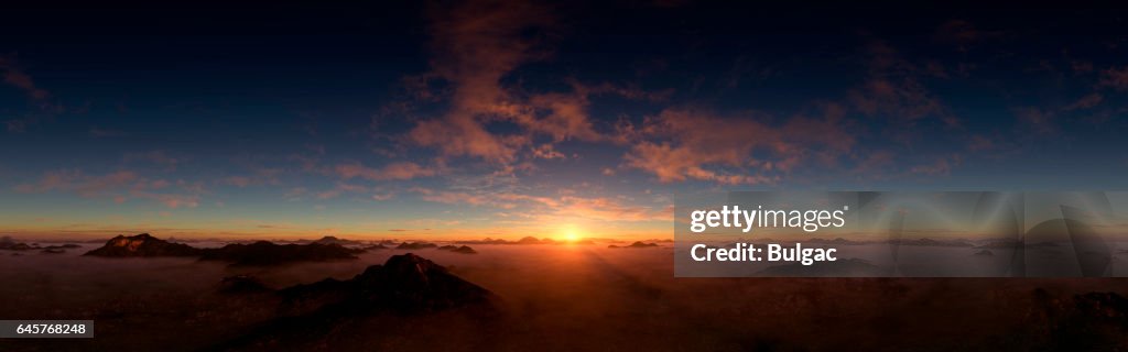 Dramatic And Majestic Sunset