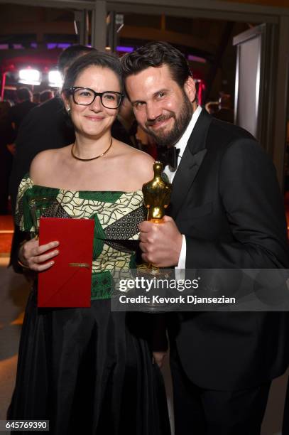 Visual effects artist Dan Lemmon , winner of the award for Visual Effects for 'The Jungle Book,' attends the 89th Annual Academy Awards Governors...