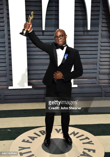 Director Barry Jenkins attends the 2017 Vanity Fair Oscar Party hosted by Graydon Carter at Wallis Annenberg Center for the Performing Arts on...