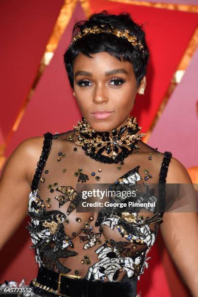 Singer/actor Janelle Monae attends the 89th Annual Academy Awards at Hollywood & Highland Center on February 26, 2017 in Hollywood, California.