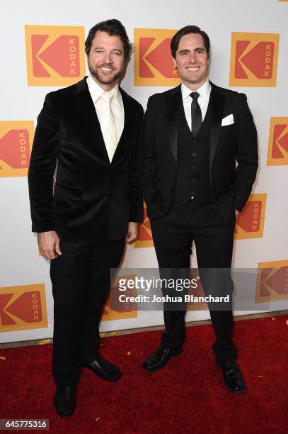 Chris Ivancevic and Eric Binns attend Kodak OSCAR Gala, L.A. At Nobu on February 26, 2017 in Los Angeles, California.