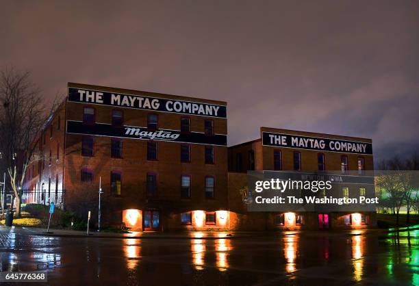 This is the shuttered headquarters for the Maytag company that had a long and successful run of over one hundred years in Newton, Iowa. The closing...