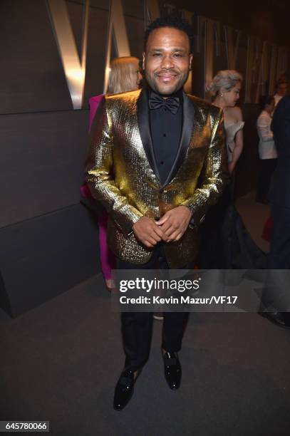 Actor Anthony Anderson attends the 2017 Vanity Fair Oscar Party hosted by Graydon Carter at Wallis Annenberg Center for the Performing Arts on...